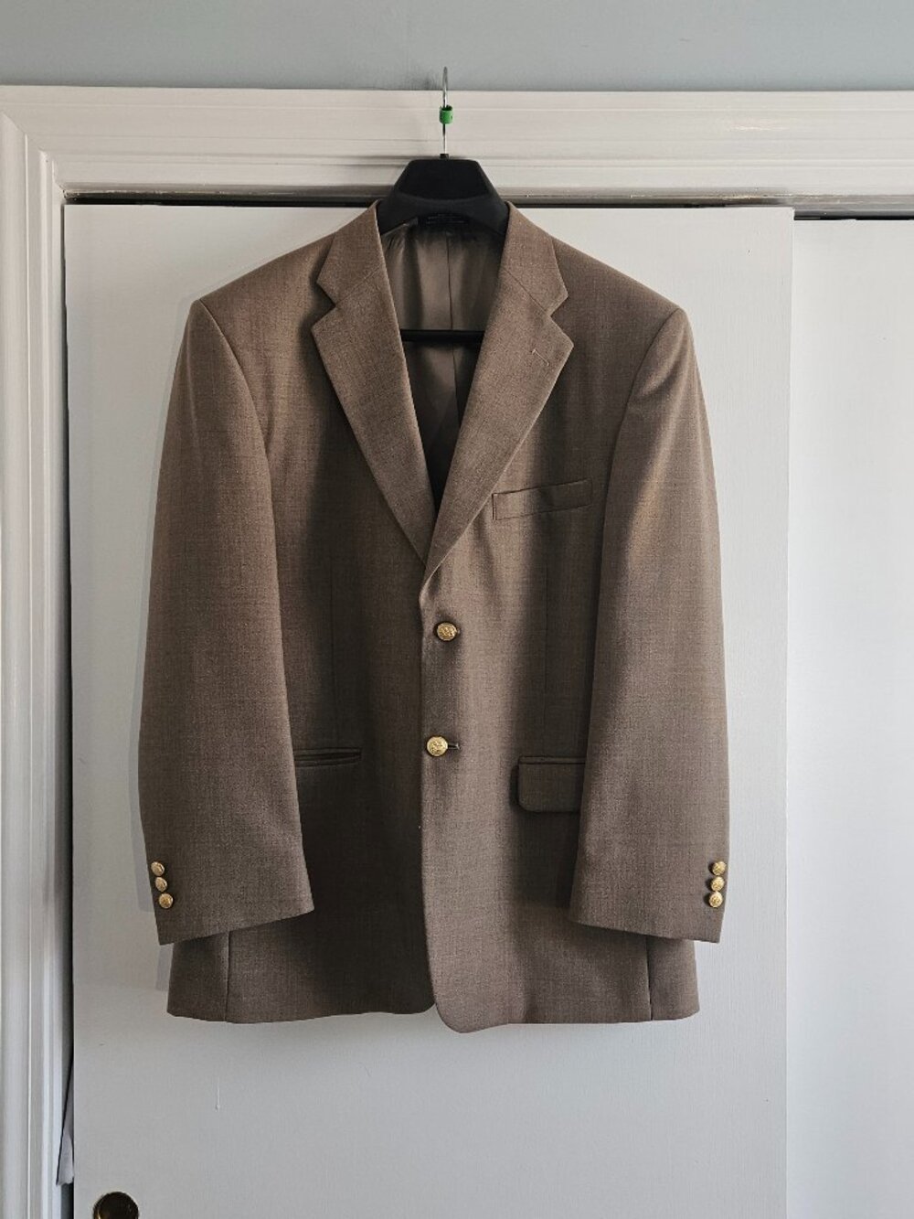 Stafford Brown 2-Button 42R Sport Coat - Picture 2 of 8